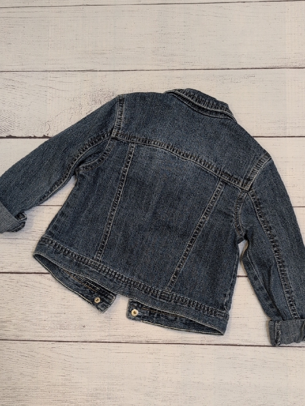 Carter's Dark Blue Denim Jean Jacket for Kids - Picture 4 of 4
